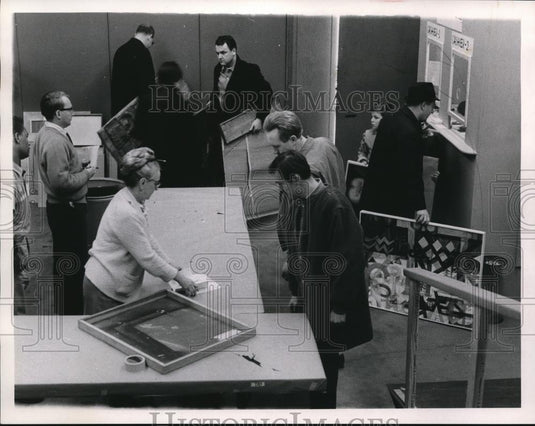 1966 Press Photo The May Show Entries at Museum of Art - cva88179 - Historic Images