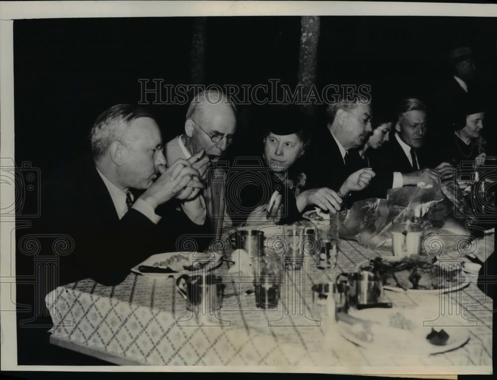 1938 Press Photo United States Governor's at Middle-Western Governors Conference - Historic Images