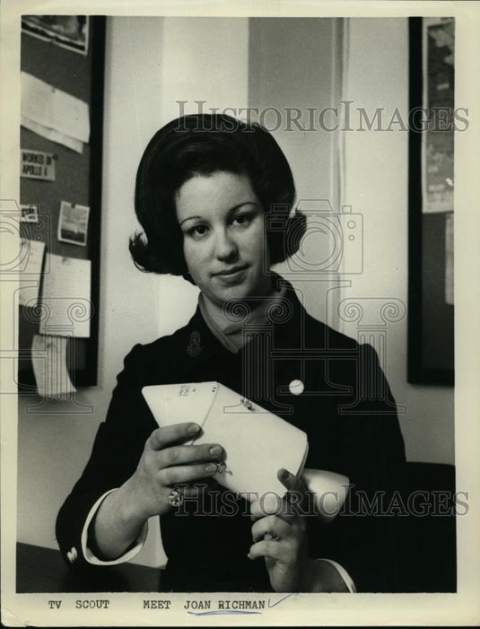 1968 Press Photo Joan Richman for TV Scout - nee87643 - Historic Images