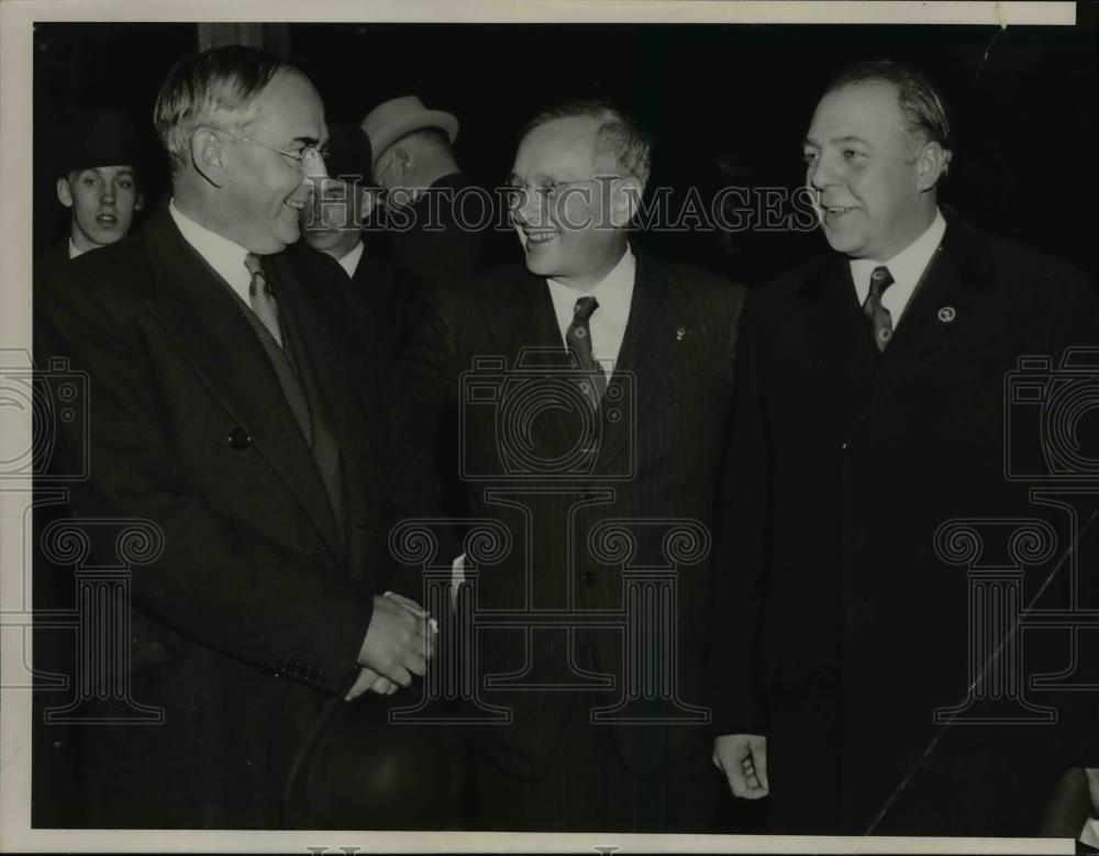 1936 Press Photo Gov.Alfred M.Landon,Sen.Arthur H.Vandeberg,Gov.Frank Fitzgerald - Historic Images