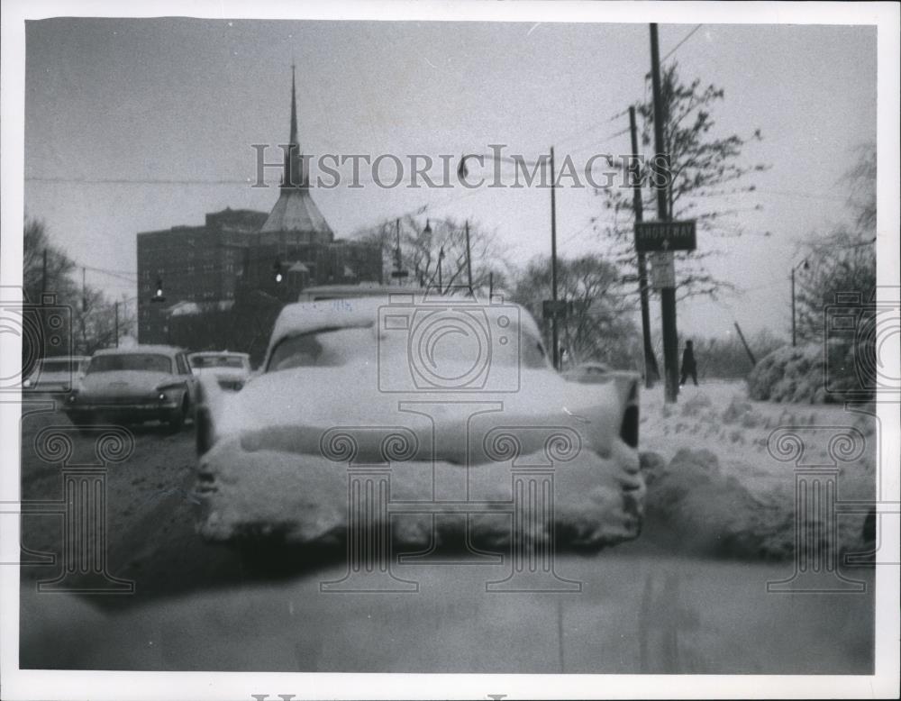1966 Press Photo E Blvd near Euclid - cva81445 - Historic Images