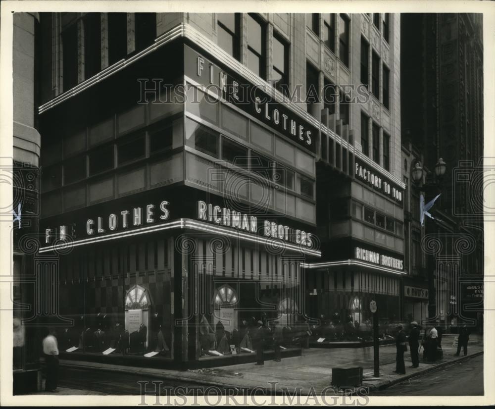 1933 Press Photo New Richman Store - cva73879 - Historic Images