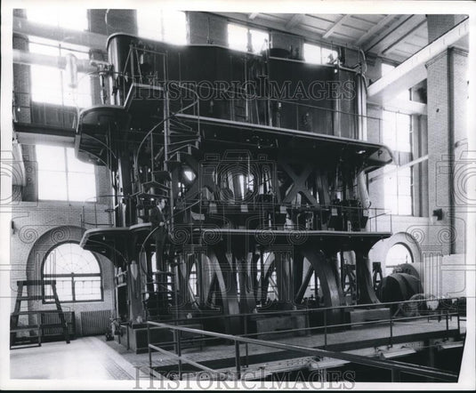 1972 Press Photo The Division Pumping Station at W.39th & Division Avenue - Historic Images
