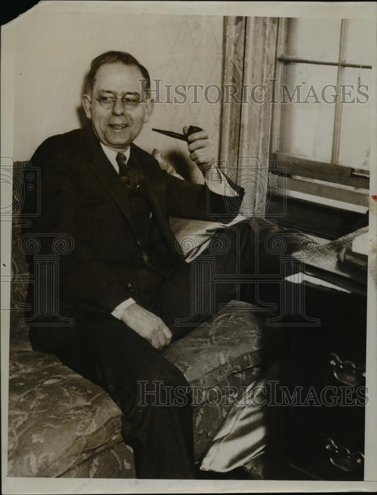 1935 Press Photo Charles C Stillman Federal Relief Administrator - nee86158 - Historic Images