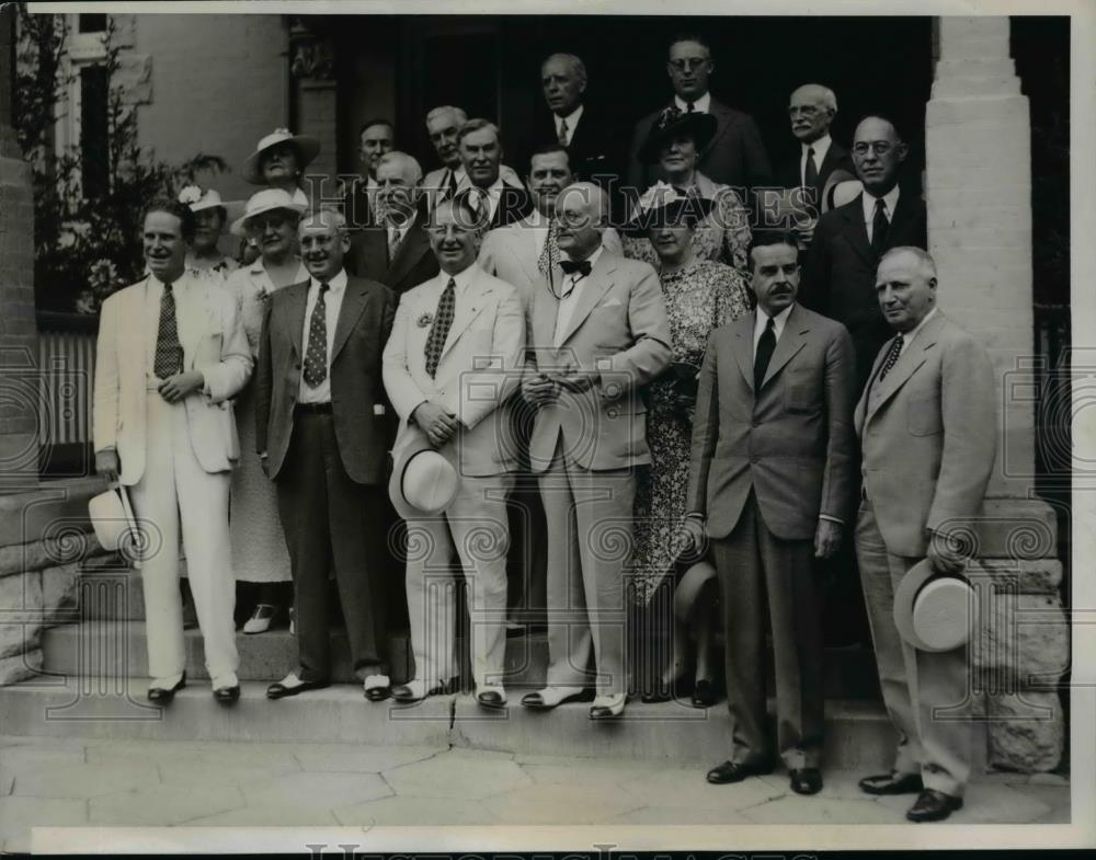 1936 Press Photo Republicans Leaders and members of National Committee. - Historic Images