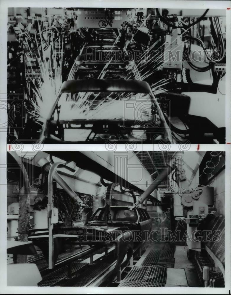1983 Press Photo Robots and other so-called flexible automation are one of the - Historic Images