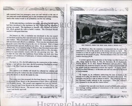 1960 Press Photo Bridges of Cleveland & Cuyahoga County - cva85145 - Historic Images