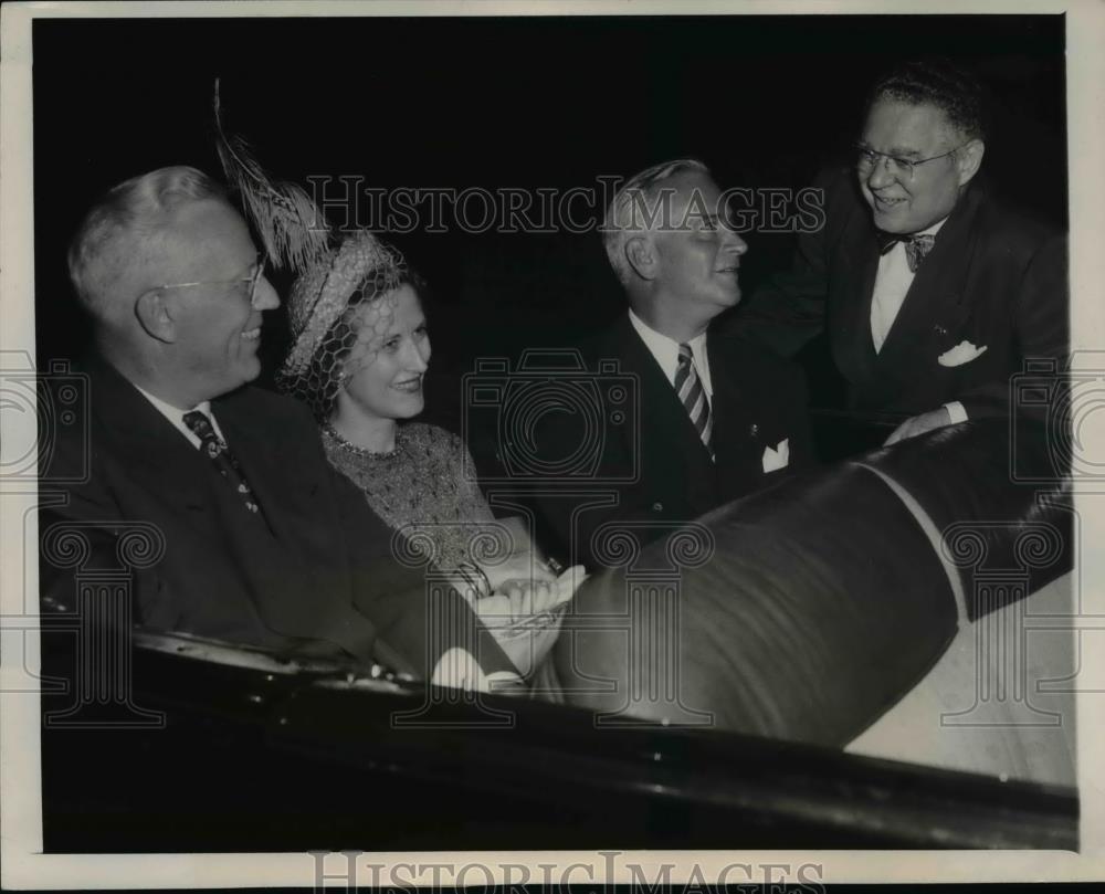 1948 Press Photo GOP VP candidate Earl Warren, Ill Governor Dwight Green - Historic Images