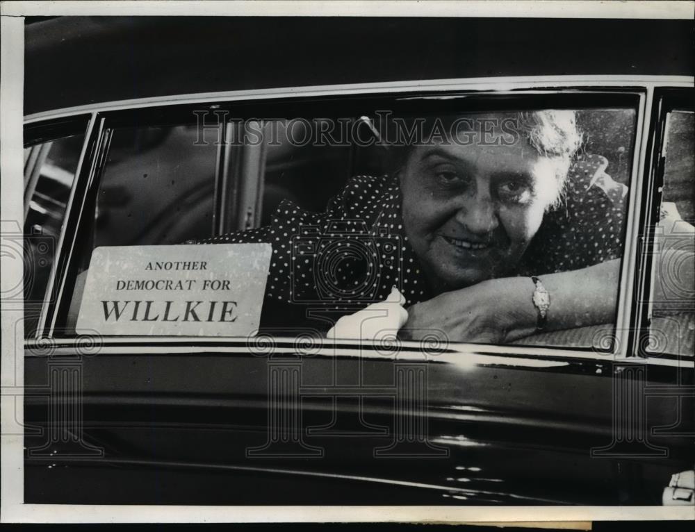 1940 Press Photo Mrs.Robert Campbell Lawson of Pres.of Federatio of Women&#39;s Club - Historic Images