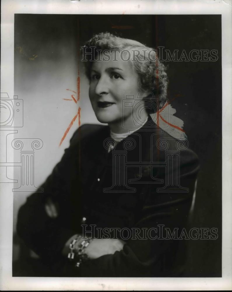 1955 Wire Photo Mrs. H. Chapman Rose , (Katherine Cast) - cvw12815 - Historic Images