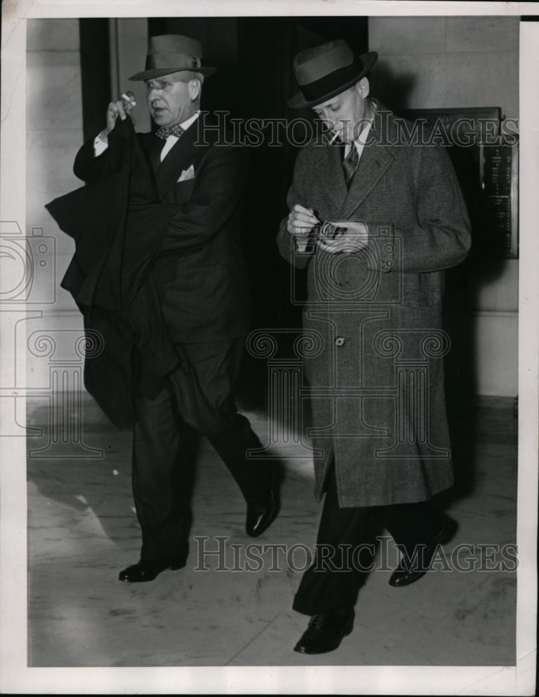 1939 Press Photo Commerce Secretary Harry Hopkins & OM Gardner in DC - nee88678 - Historic Images