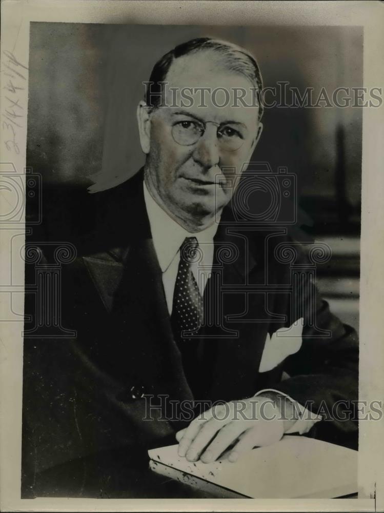 1936 Press Photo Col. Frank Knox, Secretary of Navy. - nee83628 - Historic Images