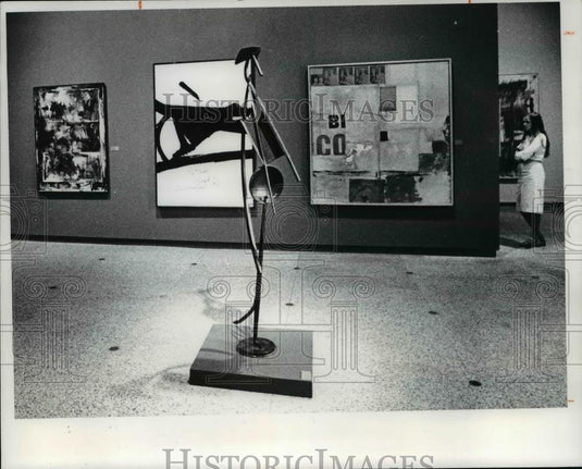 1978 Press Photo David Smith Pilgrim, F. Kline Accent Grave, Motherwell Gloria - Historic Images