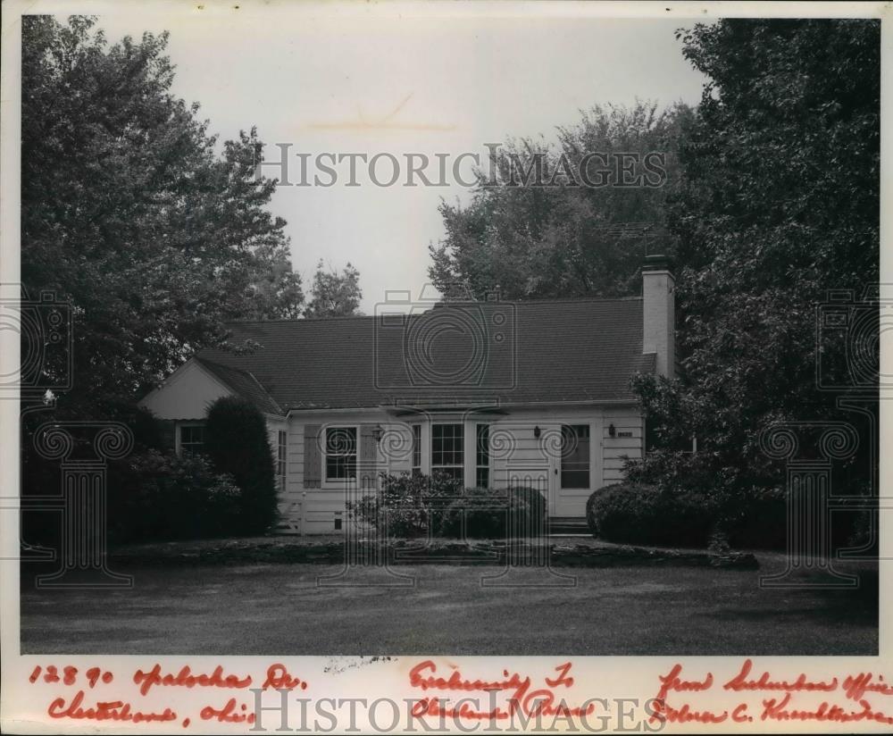 1966 Press Photo House in Opalocha Drive in Chesterland Ohio. - nee85156 - Historic Images