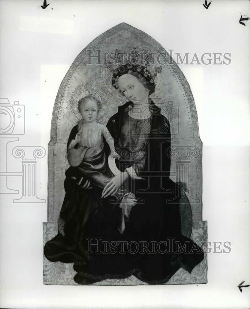 1985 Press Photo Madonna and Child, Leonard C. Hanna Jr. - cva90765 - Historic Images