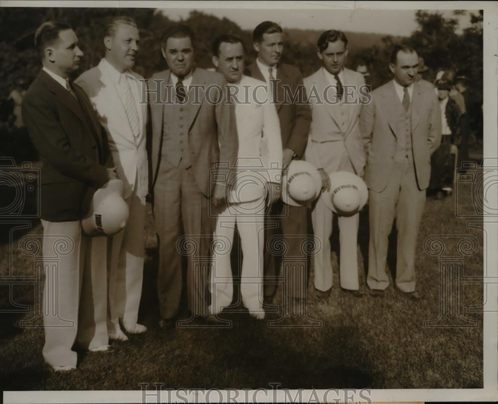 1935 Press Photo Officers of the Young Republicans Organizations Meeting. - Historic Images
