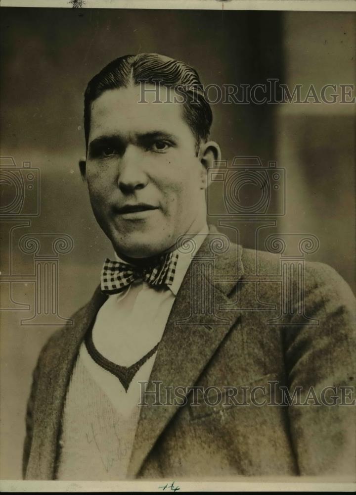 1924 Press Photo Mr LV Stone Junior in a suit with a bow tie - nee83762 - Historic Images
