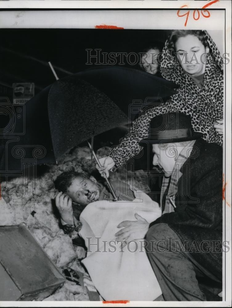 1960 Press Photo Stephen Baltz lone survivor of Plane wreck over New York - Historic Images