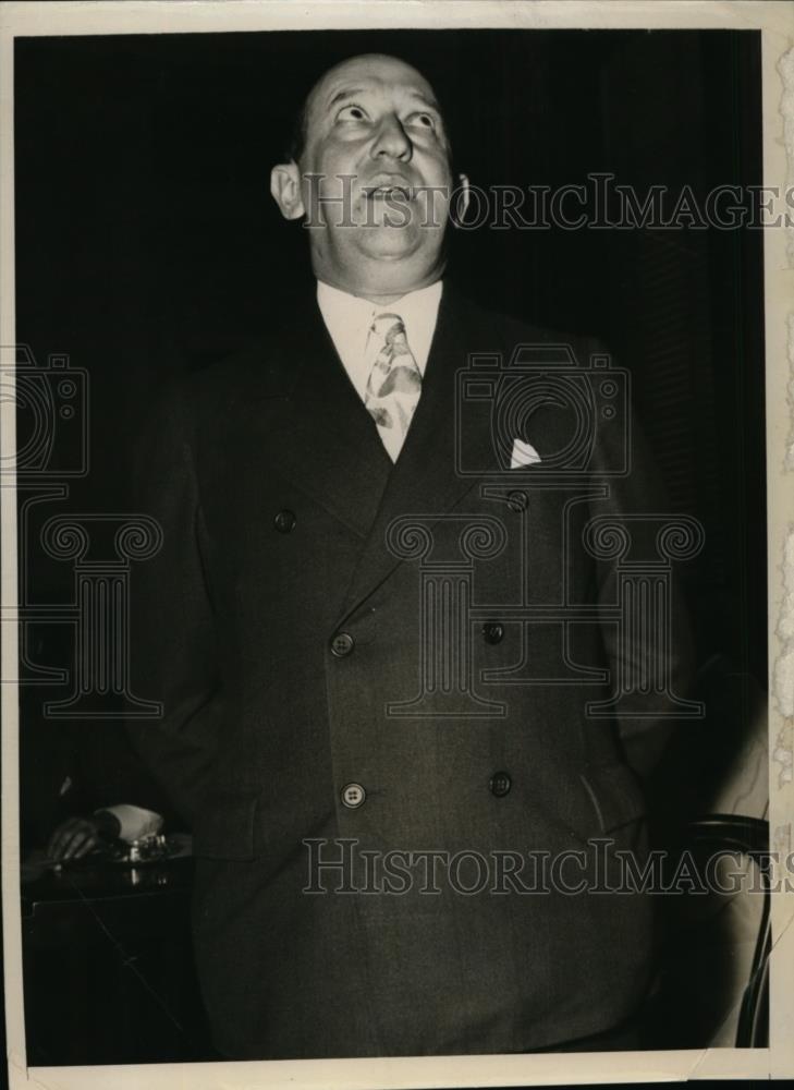1939 Press Photo Dr Morris Fishbein editor American Medical Journal in FC - Historic Images