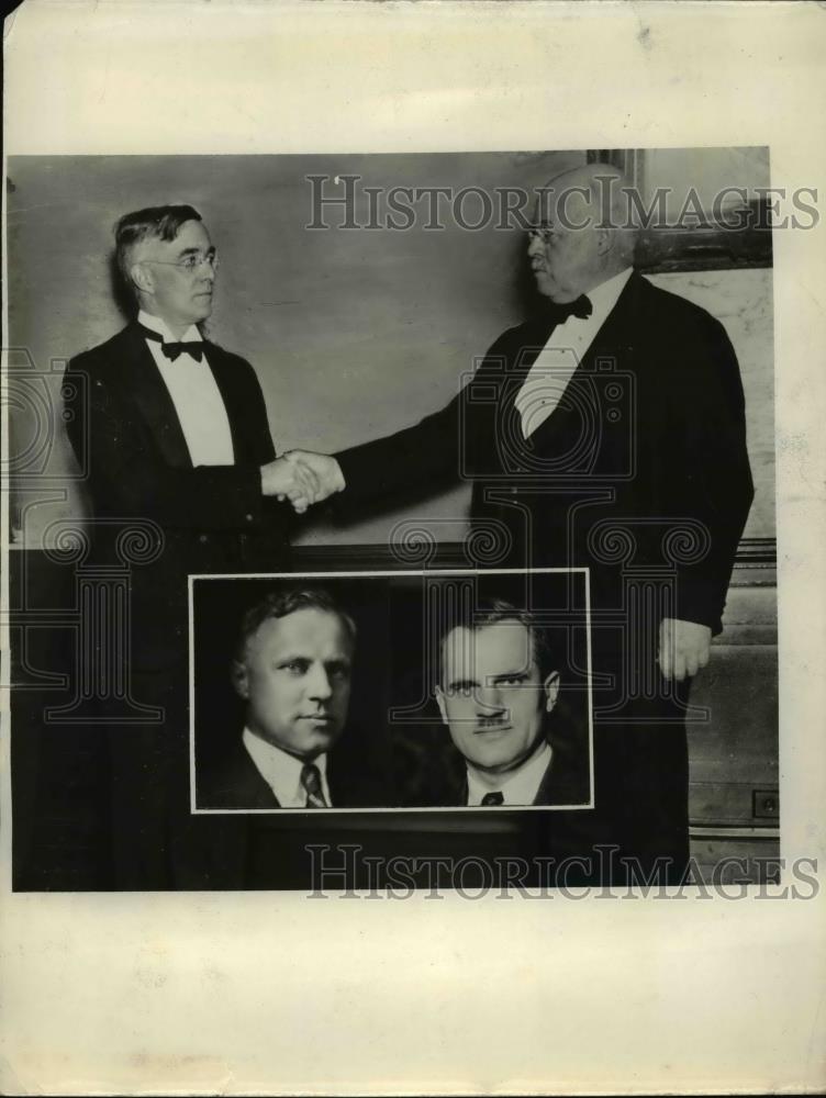 1933 Press Photo Dr.Irving Laughmur and Dr. Arthur C. Laugmur. - nee83590 - Historic Images