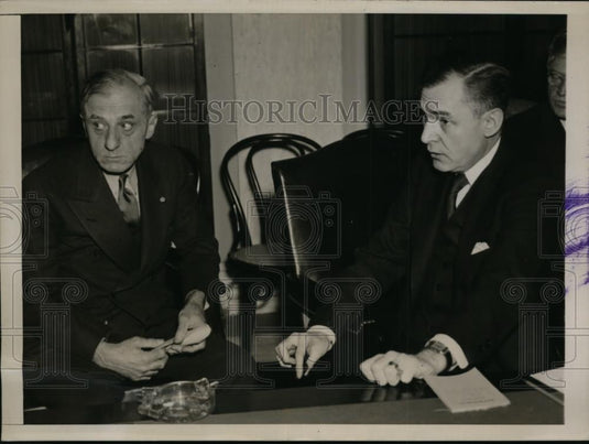1938 Press Photo Maj Gen Smedley Butler & Senator Homer Bone of WA - nee87075 - Historic Images