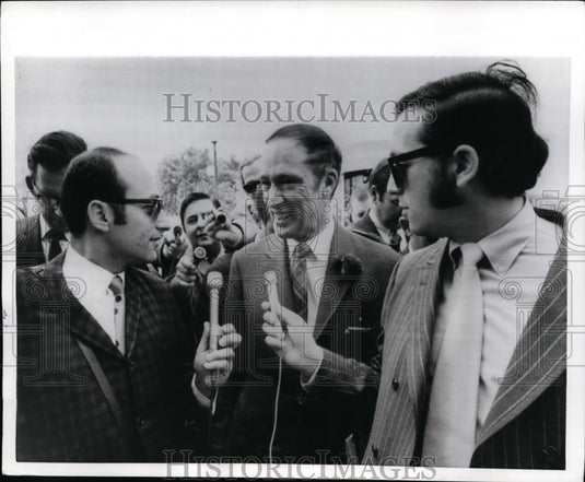 1969 Press Photo Canadian Prime Minister Pierre Trudeau at Ottawa conference - Historic Images