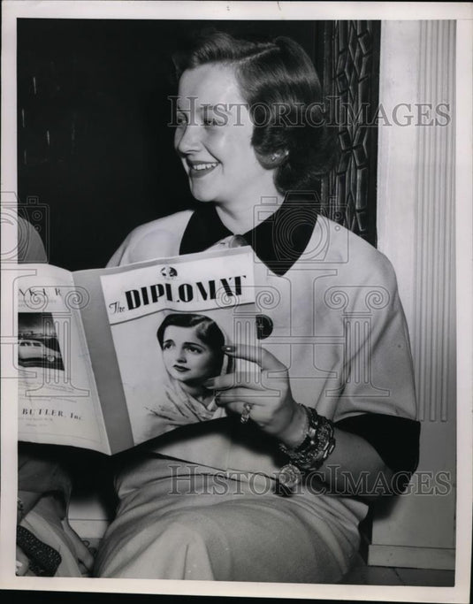 1951 Press Photo Margaret Thora auaghter of Iceland Minister - nee87778 - Historic Images