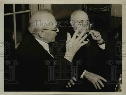 1938 Press Photo V Slipher Lowell Observatory & Dr John M Swarthmore College - Historic Images
