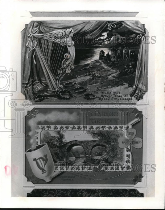 1981 Press Photo The St. Patrick's Day paintings - cva78826 - Historic Images