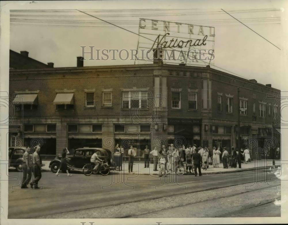 1937 Press Photo Central National Bank - cva84675 - Historic Images