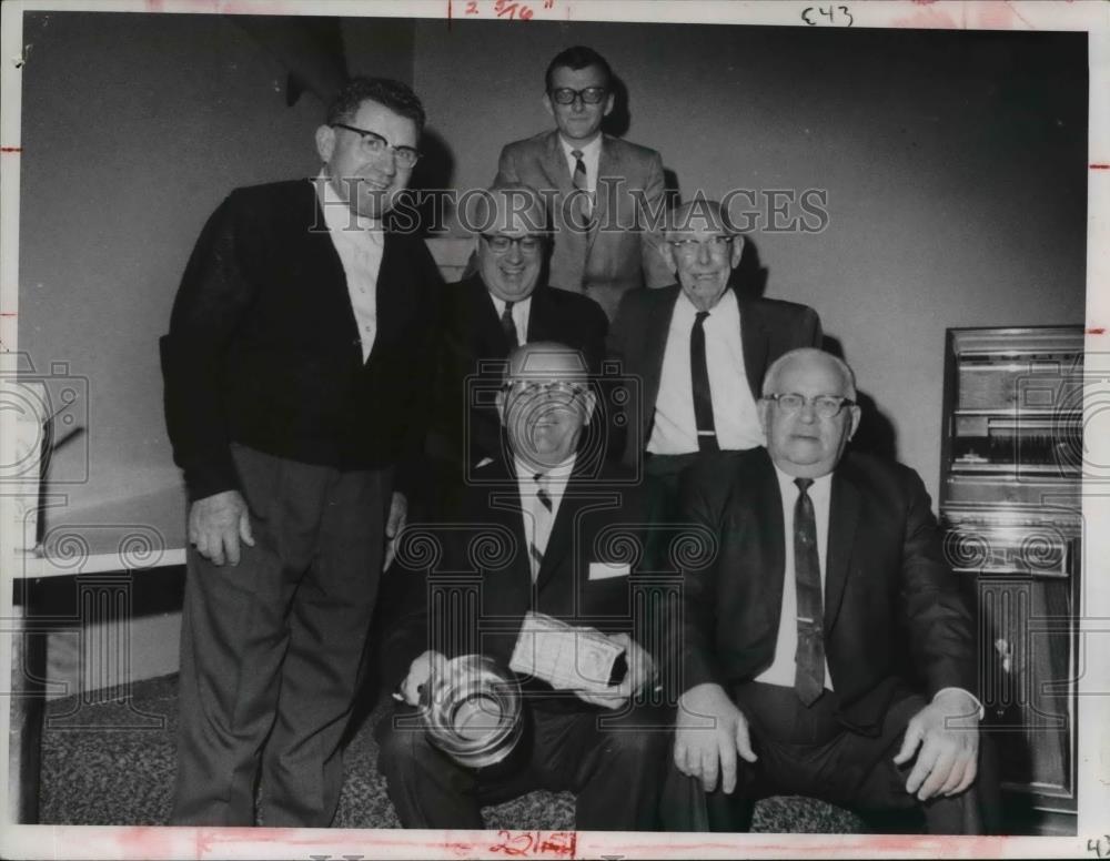 1968 Press Photo CPD Employees George Groh, John Bauer, William Kalen - Historic Images