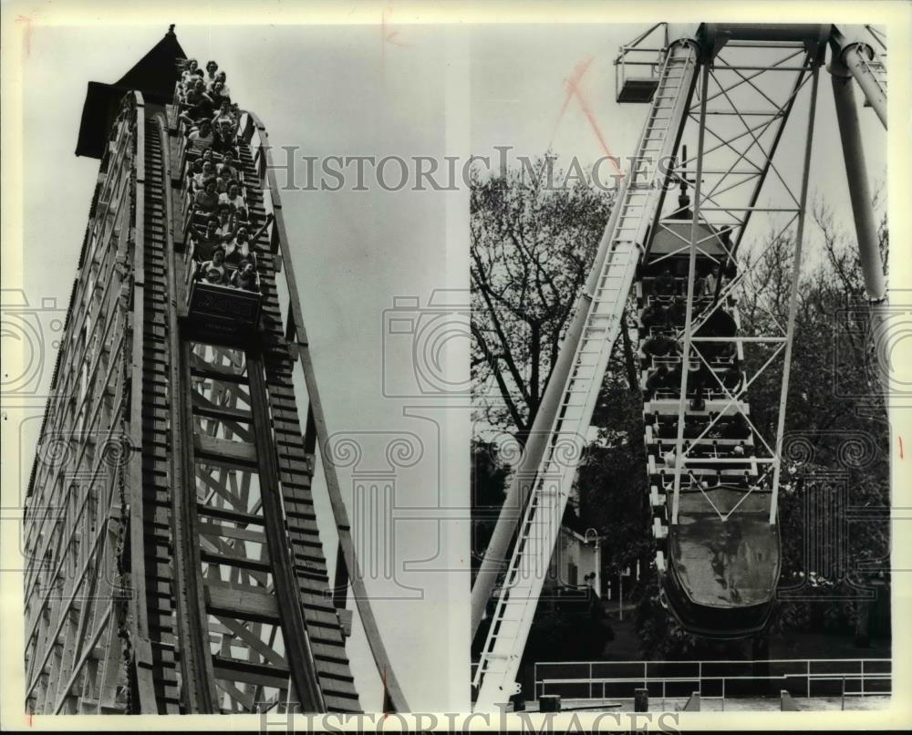 1981 Press Photo The roller coaster ride - cva79804 - Historic Images
