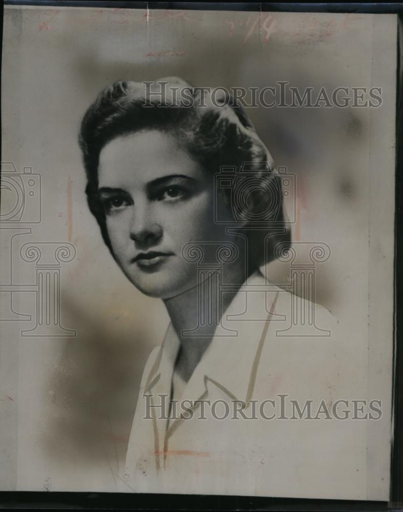 1947 Press Photo Miss Kathryn Byrd - nee88392 - Historic Images