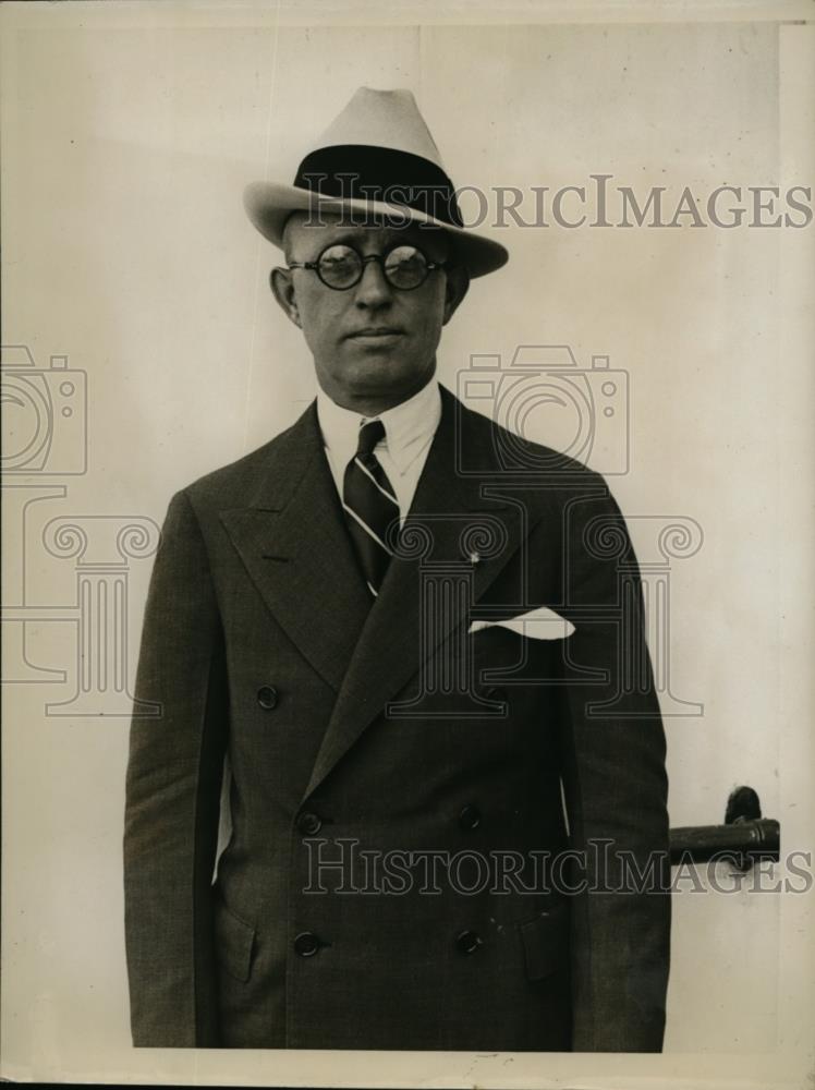 1934 Press Photo Leland Stanford Vice President of the Sinclair Refining Company - Historic Images