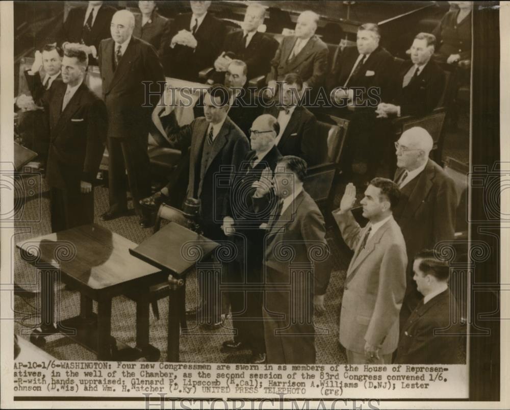 1954 Press Photo Members of the House of Representatives in 83rd Congress - Historic Images