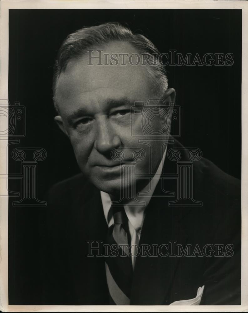 1957 Press Photo Donald W. Hornbeck Attorney Businessman &amp; Civic Leader - Historic Images