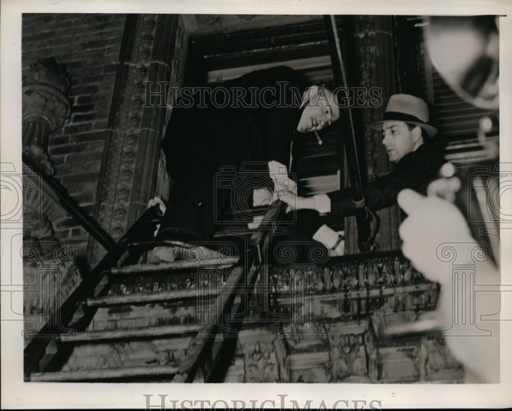 1940 Press Photo Atlantic City NJ Mayor Thomas Taegart was locked in office - Historic Images