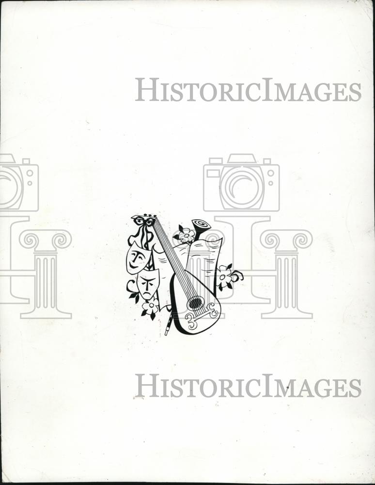 1971 Press Photo Cleveland Arts &#39;71 Logo  - cva83186 - Historic Images