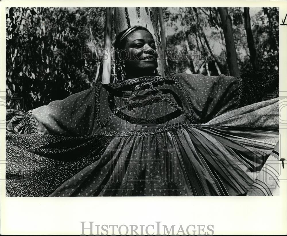 1985 Press Photo Faith Ringgold - cvb04667 - Historic Images