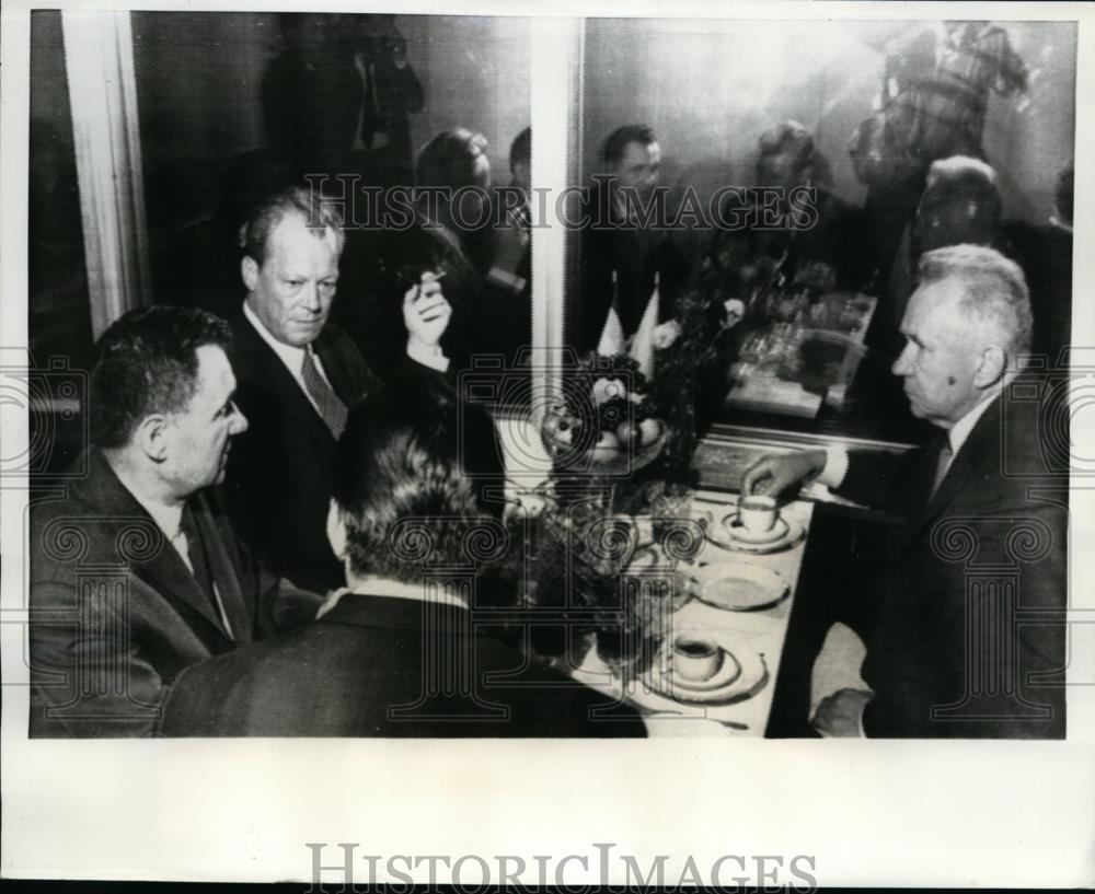 1970 Press Photo Andrei Gromyko, Willy Brandt and Alaxei Kosygin at Moscow - Historic Images