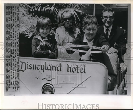 1964 Wire Photo Sellers on outing before Peter Seller's heart attack - cvw05961 - Historic Images
