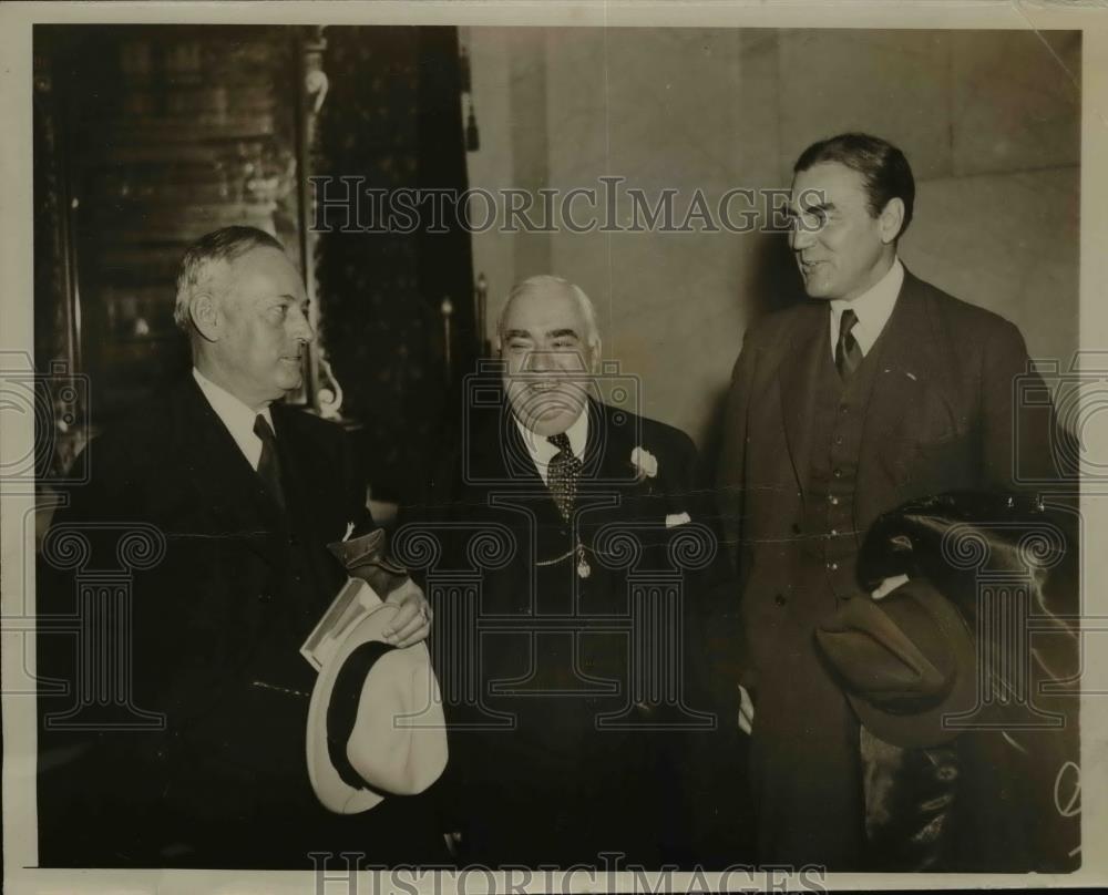 1935 Press Photo Ex assistant Secretary of Navy Ernest Lee jahnckel - nee84559 - Historic Images