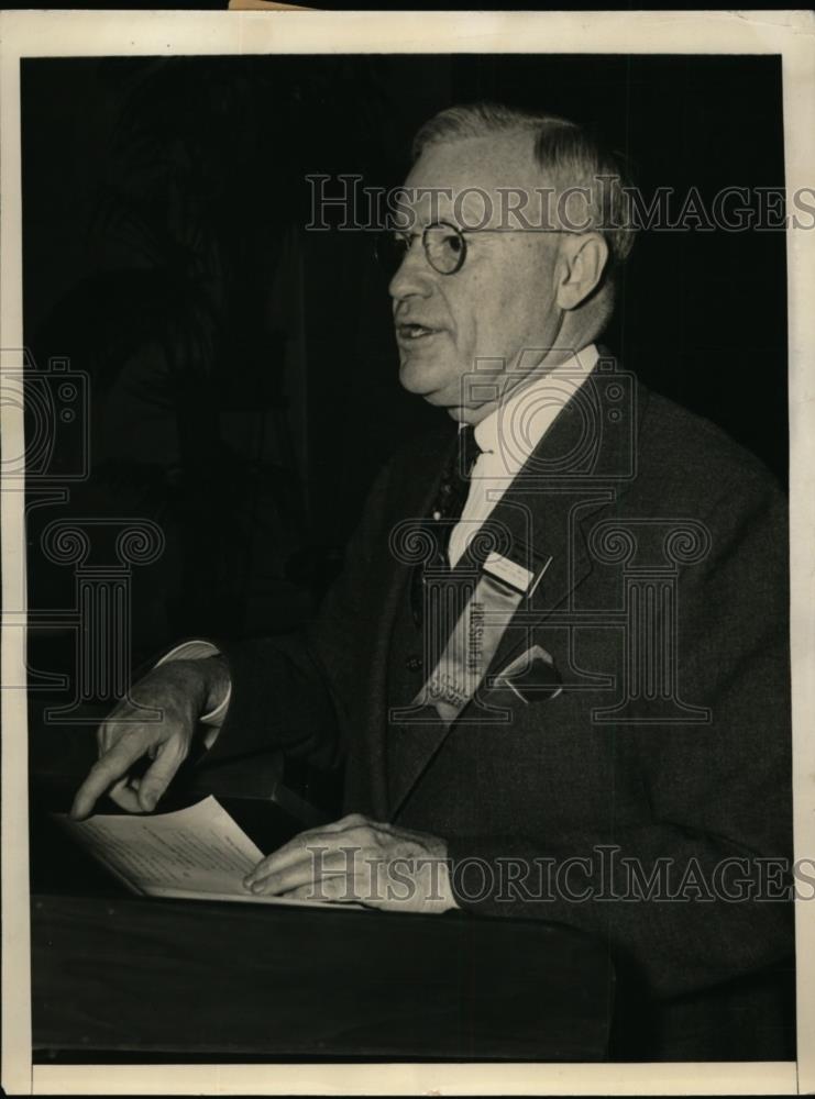 1939 Press Photo US Chamber of Commerce president George Davis in DC - nee87618 - Historic Images