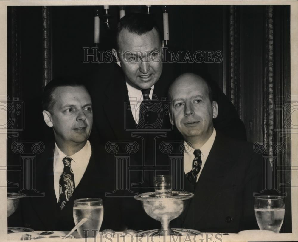 1953 Press Photo Attorney General Herbert Brownell Jr, ILL Gov William Stratton - Historic Images