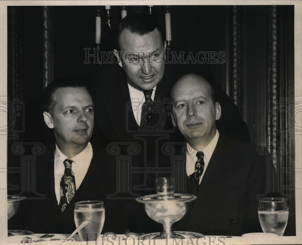 1953 Press Photo Attorney General Herbert Brownell Jr, ILL Gov William Stratton - Historic Images