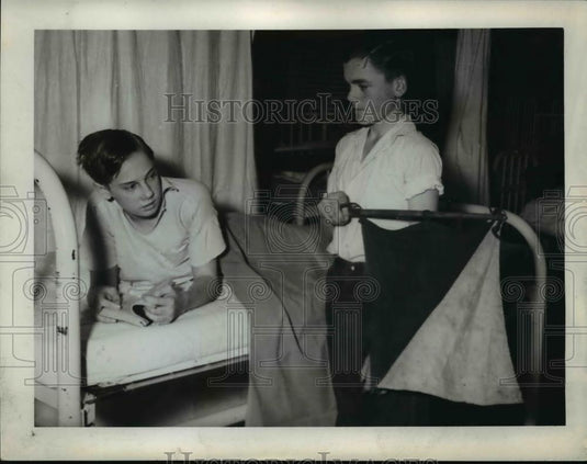 1938 Press Photo University of Missouri patients in Childrens clinic - nee85473 - Historic Images