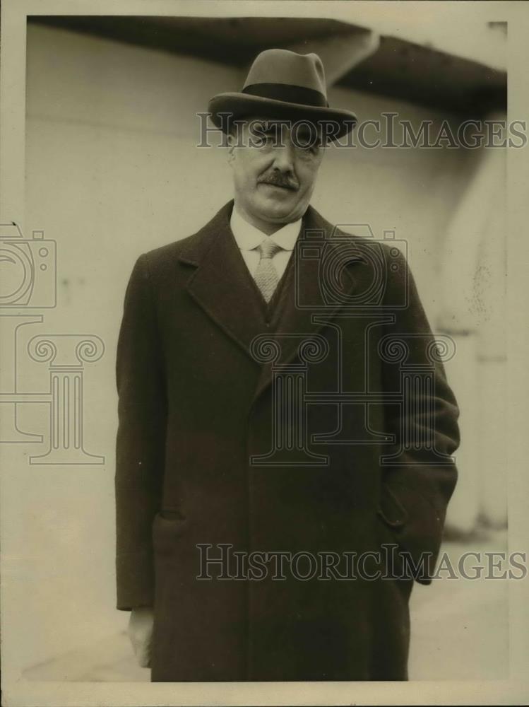 1923 Press Photo Sir Joseph W Isherwood English ship builder - nee83809 - Historic Images