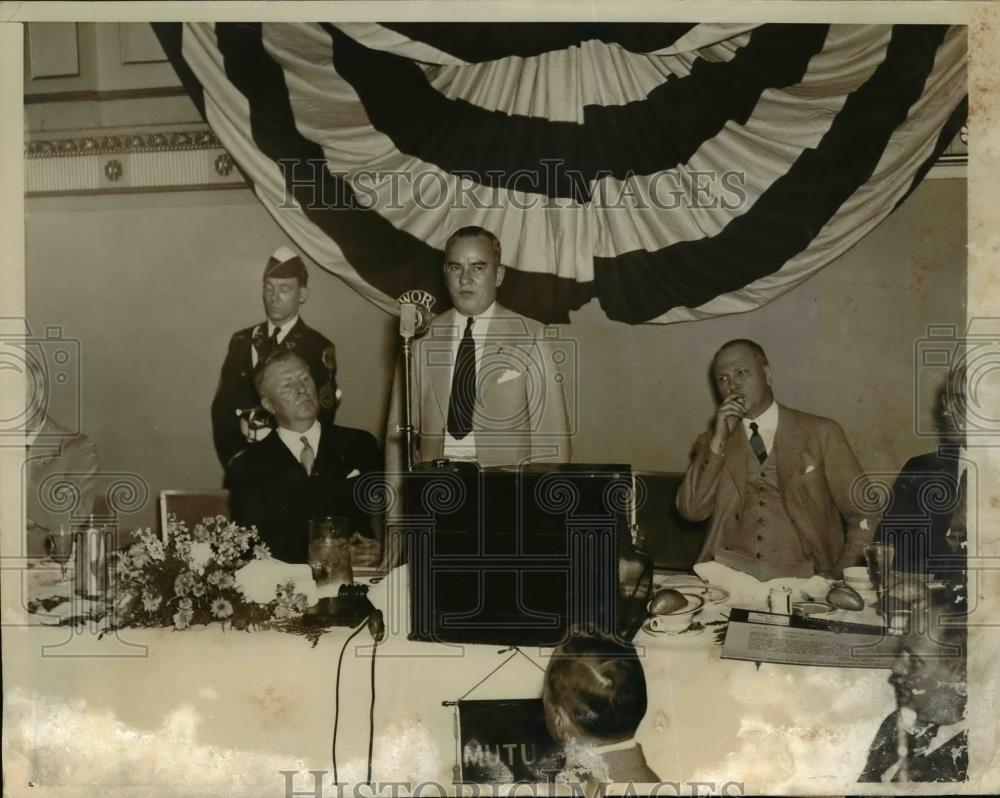 1937 Press Photo Harry W.Colmery guest of Honor at American Legion Luncheon - Historic Images