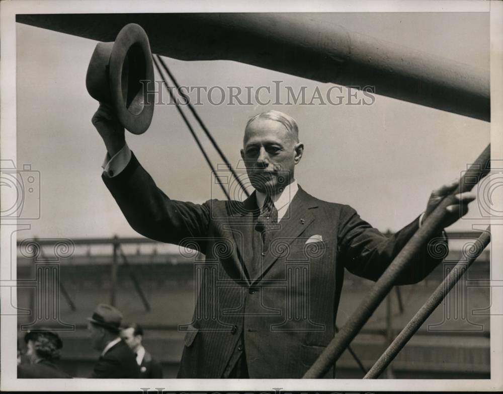 1937 Press Photo Dr William Seaman Bainbridge of New York - nee86728 - Historic Images