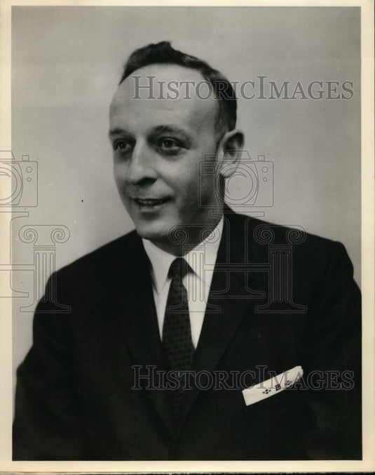 1962 Press Photo Norbert R Balzer Tocco Division of Ohio Crankshaft Co - Historic Images